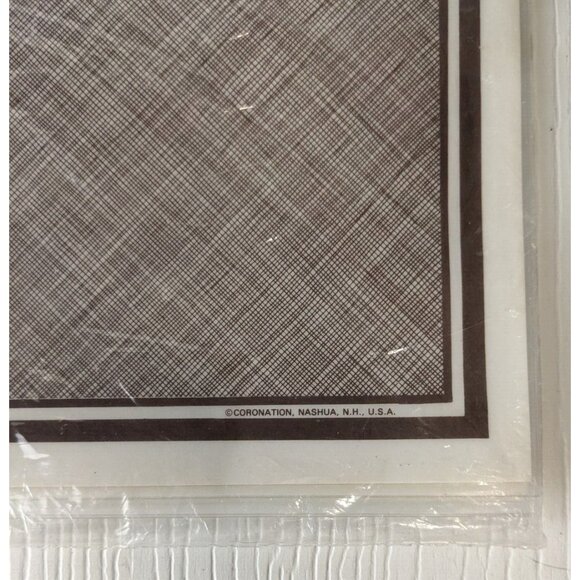 4 vintage placemats Coronation USA laminated veggies essentials of happiness - Picture 7 of 7